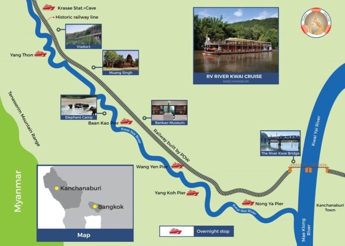river kwai cruise map-itinerary-cruiseasia-lr